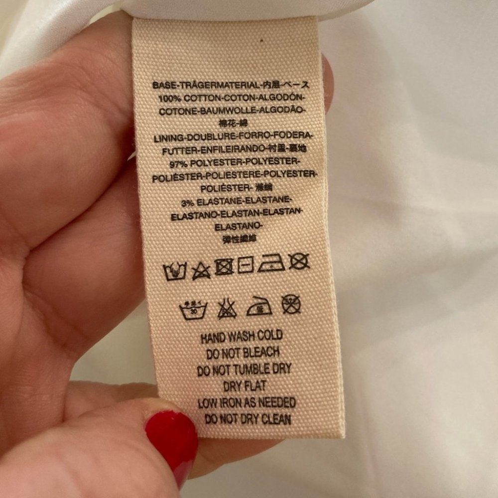 SOLD Free People Mare Mare Piera Cotton Top Size Medium White NWOT - Picture 6 of 12